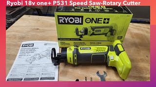 Ryobi 18v one P531 rotary Speed Saw quotSpeedy it isquot S5E9 [upl. by Akinek]