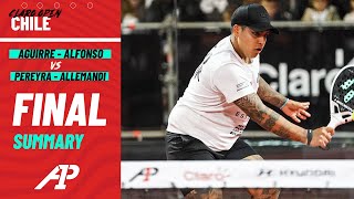 Highlights FINAL AGUIRRE  ALFONSO vs PEREYRA  ALLEMANDI  Claro Chile Open 2024 [upl. by Daht956]