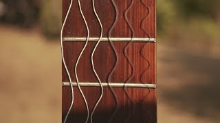 Guitar strings vibrating [upl. by Neelram432]