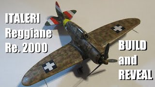 172 Italeri Reggiane Re2000 Falco  Heja I  build and reveal [upl. by Celtic625]