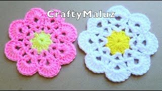 CROCHET TUTORIAL  Mini Carpeta a Crochet Muy Fácil de Hacer  carpeta o tapete [upl. by Lynnell]