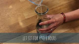 How to use Binchotan water filter  First use [upl. by Farrand]