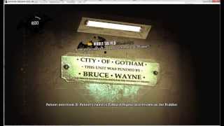 Is the generosity of our benefactors on the Wayne  Batman Arkham Asylym Riddle [upl. by Winny]