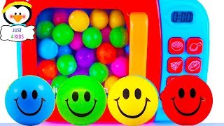 Aprende los colores con divertidas bolas sonrientes  स्पेनिश में रंग जानें [upl. by Narah]