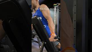 Killer Peak Biceps Workout explore ytshort gym trending ytviral foryou fyp [upl. by Bela]