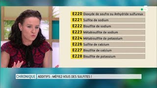 Additifs  méfiezvous des sulfites   Le Magazine de la santé [upl. by Anileda]