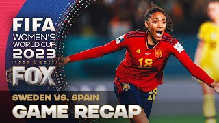 Spain defeats Sweden game recap and analysis  2023 FIFA Womens World Cup [upl. by Gnurt]