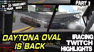 iRacing Twitch Highlights 23S1W10P1 14  20 February 2023 Part 1 Funny moves saves wins fails [upl. by Soren]