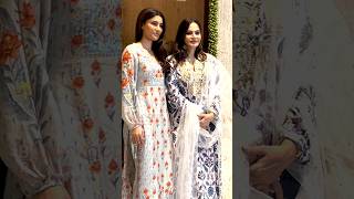 Alvira Khan and Alizeh Agnihotri at Manish Malhotra’s residence for Ganesh Darshan 🙏🏻💛 [upl. by Denver]