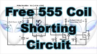 Free 555 Timer Coil Shorting Circuit [upl. by Entirb438]