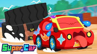 Cyclones Special Training  New Story About Race Car  Kids Cartoons amp Car Cartoons [upl. by Yllas]