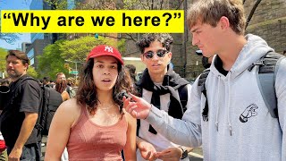 Asking College Students if They Know Why They are Protesting [upl. by Fidelas784]