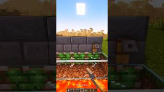 Minecraft Lava Bridge 😱 はいよろこんで shorts [upl. by Arratoon77]