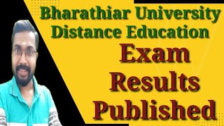 Exam Results PublishedBharathiar University Distance Education KCS classes [upl. by Aihsela]