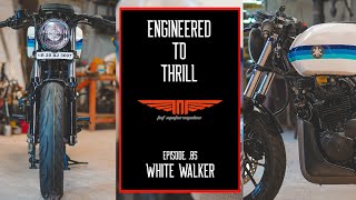 A Yamaha FZ modified into a stunning Urban Café Racer  White Walker by TNT [upl. by Chirlin]