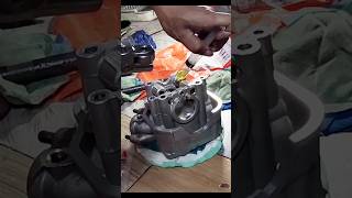 How to install an intake and exhaust rocker arm in the cylinder head shorts shortvideo ideas [upl. by Alicsirp]