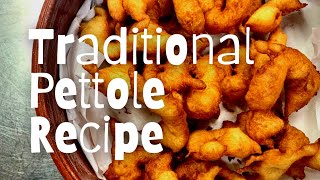 How to Make Awesome PettoleZeppole  Italian Christmas Recipes [upl. by Verla]