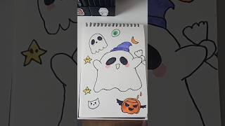 Dessin halloween fantôme 👻 [upl. by Daveta275]