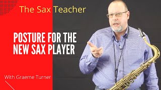 Saxophone teacher  Posture for the beginner sax player [upl. by Elenore]