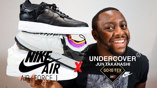 Air Force 1 UNDERCOVER x GoreTex On Foot Sneaker Review QuickSchopes 407 Schopes DQ7558 001 002 101 [upl. by Ardisi]