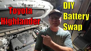 How easy is it Swapping out 12 volt Toyota Highlander Battery [upl. by Roosevelt]