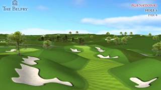 PGA National  Hole 5 Flyover [upl. by Nyluqcaj]