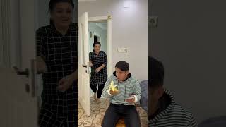 Mom pranks kid 🍌🤣👧🏻❤️✅🌈😱🚀🍭 [upl. by Htebasil626]