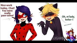 【Miraculous Ladybug Comic Dubs】Love Confessions Puns and Reveals [upl. by Noek]