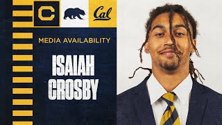 2024 Fall Camp Media Availability  Isaiah Crosby 8192024 [upl. by Igor853]