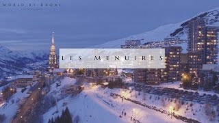 LES MENUIRES  by drone [upl. by Ttevi214]