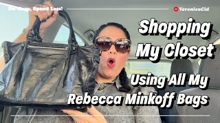 Using All My RebeccaMinkoff Bags  Shopping My Closet Day 4 [upl. by Blakely286]