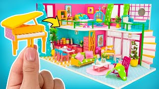 Build the Cutest DIY Dollhouse with Piano Set🏡 Easy DIY Crafts 🎨 by Slick Slime Sams Maker World [upl. by Rothmuller]