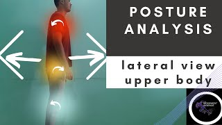 POSTURAL ANALYSIS LATERAL VIEW UPPER BODY Posture BiomechanicsPhysiotherapy Tutorial [upl. by Lynnett]