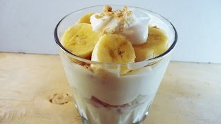 POSTRE DE BANANO  con crema de leche [upl. by Ennaeel]