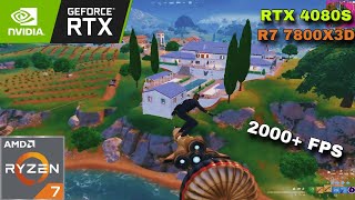 RTX 4080 Super  Ryzen 7 7800X3D Fortnite Chapter 5 Season 1  Solos  performance mode  Low Meshes [upl. by Standford]