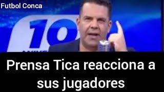 Prensa TICA vs Hondureña reaccionan a sus jugadores  Repechaje Copa América [upl. by Aihtekal66]