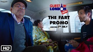 Guest iin London  The Fart Promo  Paresh Rawal Kartik Aaryan Kriti Kharbanda Tanvi Azmi [upl. by Arianie]