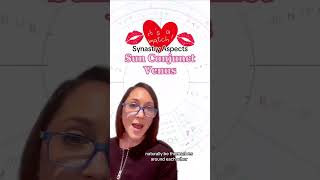 Astrology Compatibility  Sun Conjunct Venus in Relationship Chart Synastry astrologyjane [upl. by Nnaarat]