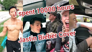 I spent 10000 hours Jastin Bieber best cover TikTok Compilation [upl. by Emiaj]