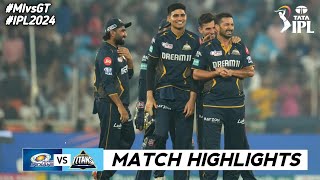 GT vs MI 5th Match IPL 2024 Highlights  IPL Highlights 2024  GT vs MI highlights today [upl. by Klute]