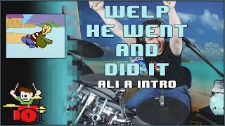 Ali A Intro Theme On Drums  The8BitDrummer [upl. by Vaclava984]