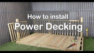 How to Install a Power Decking Kit  Power Decking Installation Video [upl. by Bailey]