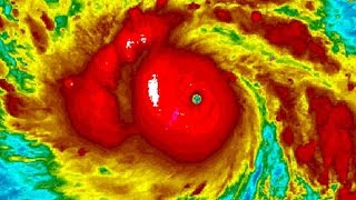 Category 5 Typhoon Haiyan bears down on Palau Video Update 3 117 [upl. by Anaeel385]