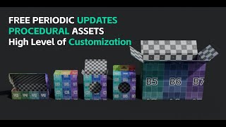 Blender Geometry Nodes Procedural Packaging Design tuck end boxes [upl. by Esaele603]