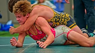 132 – Cooper Rathburn G of Pursuit Wrestling OH vs Paul Ishikawa R of IL CornStars Gold [upl. by Orion]