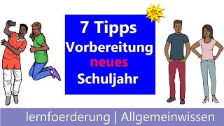 Neues Schuljahr ✅ 7 Tipps zur Vorbereitung [upl. by Stanislas]