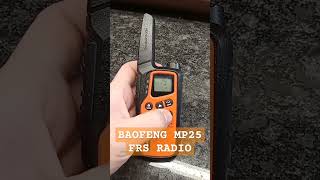 Boafeng MP25 FRS Radio FRS GMRS BAOFENG [upl. by Yecnahc]