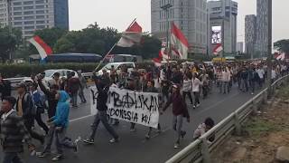 Live Demo Pelajar JABODETABEK sore ini Menuju Gedung DPR MPR Jakarta [upl. by Charla]