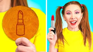 BEAUTY Struggles  How to Sneak MAKEUP in a JAIL  Best Hacks  Funny Relatable by La La Life School [upl. by Eenafets287]