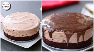 Chocolate Mousse Cake Recipe by YES I CAN COOK [upl. by Mureil]